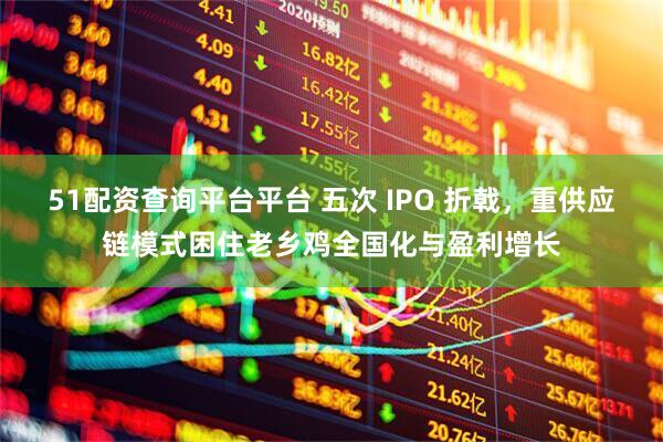 51配资查询平台平台 五次 IPO 折戟，重供应链模式困住老乡鸡全国化与盈利增长